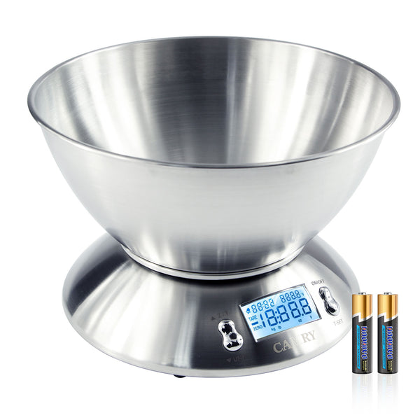 Electronic Scale Silvery Waterproof Kitchen Scale High Precision