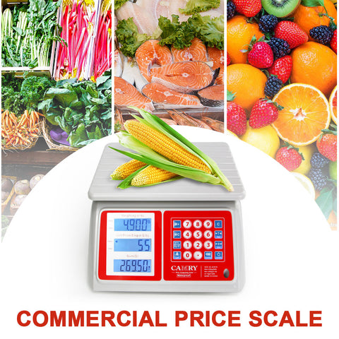 CAMRY Commercial Price Scale 66lb for Food Meat Produce with